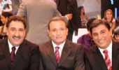 Ratinho, Cabrini e Carlos Nascimento
